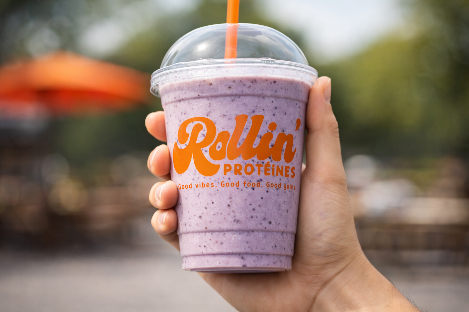 Gobelet smoothie Rollin Proteines